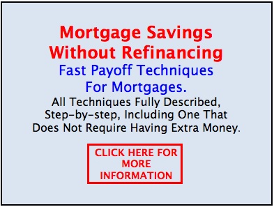 Mortgage Saving Without Refinancing